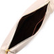 Женская полукруглая сумка с одной плечевой лямкой из натуральной кожи Vintage 186341 Белая