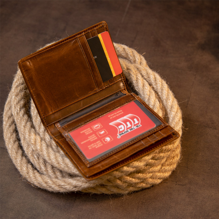 Портмоне унісекс Vintage 183731 Коричневе