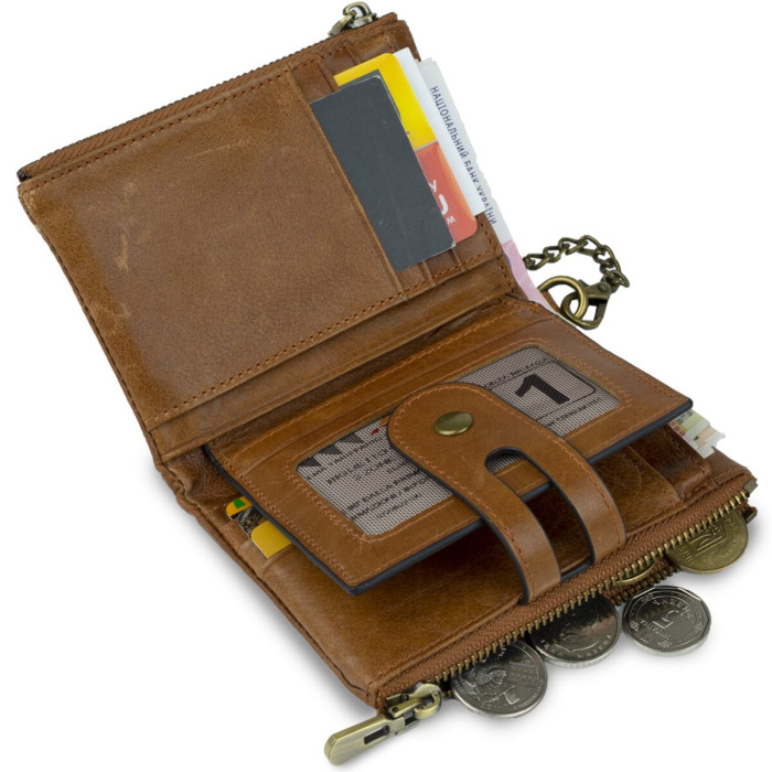 Гаманець універсальний Vintage 182171 Cвітло-коричневий