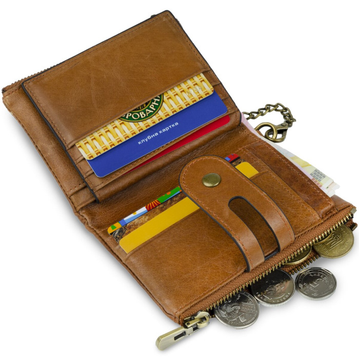 Гаманець універсальний Vintage 182171 Cвітло-коричневий