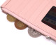 Вместительный женский кошелек из натуральной кожи KARYA 185141 Розовый