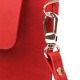 Женская винтажная кожаный тревел-косметичка Shvigel 184371 Красный