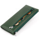 Горизонтальный тонкий кошелек из кожи унисекс ST Leather 180581 Зеленый