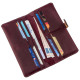 Бумажник женский из винтажной кожи SHVIGEL 183041 Бордовый