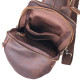 Винтажная мужская сумка через плечо из натуральной кожи 185241 Vintage Коричневая