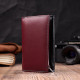 Вместительный кожаный кошелек в три сложения для женщин ST Leather 186421 Разноцветный