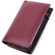Вместительный кожаный кошелек в три сложения для женщин ST Leather 186421 Разноцветный