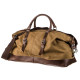  Дорожная сумка текстильная большая Vintage 183161 Песочная