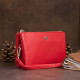 Вместительный клатч из двух частей женский ST Leather 183491 Красный