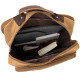 Рюкзак текстильный дорожный унисекс на два отделения Vintage 183841 Песочный