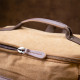 Рюкзак текстильный дорожный унисекс с ручками Vintage 183891 Песочный