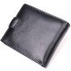 Бумажник мужской классический из натуральной кожи ST Leather 185061 Черный