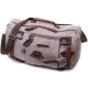 Рюкзак-трансформер в стиле милитари из плотного текстиля Vintage 186141 Серый