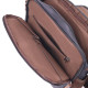 Вертикальная мужская сумка через плечо текстильная 185211 Vintage Черная