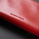 Женский вместительный кошелек GRANDE PELLE 184071 Красный