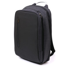Добротный мужской рюкзак из текстиля Vintage 184301 Черный