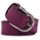 Выразительный замшевый женский ремень Vintage 184231 Фиолетовый