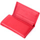 Женский кошелек в три сложения из натуральной кожи ST Leather 186471 Красный