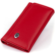 Ключница-кошелек женская ST Leather 183462 Красная