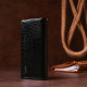 Кошелек жіночий з екошкіри лакований KIVI 182762 Чорний