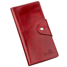 Бумажник женский вертикальный на двух кнопках SHVIGEL 183012 Красный