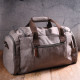 Вместительная дорожная сумка из качественного текстиля 185192 Vintage Серая
