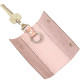 Ключница кожаная GRANDE PELLE 184002 Розовый