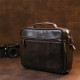 Кожаная мужская сумка Vintage 184272 Черный