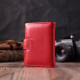 Вместительная визитница из натуральной кожи ST Leather 186542 Красный
