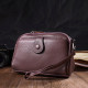 Замечательная сумка-клатч в стильном дизайне из натуральной кожи 185972 Vintage Пудровая