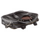 Мужская кожаная деловая сумка-портфель для ноутбука SHVIGEL 182902 Черная