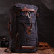 Большой рюкзак-трансформер в стиле милитари из плотного текстиля Vintage 186142 Черный