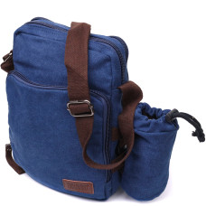 Мужская текстильная сумка с чехлом для воды Vintage 186192 Синий