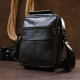 Мужская сумка из натуральной кожи Vintage 184292 Черный