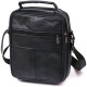 Мужская сумка из натуральной кожи Vintage 184292 Черный