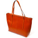 Стильная сумка шоппер из натуральной кожи 185942 Vintage Рыжая