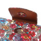 Яркое женское большое портмоне из фактурной натуральной кожи KARYA 184862 Разноцветный