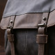 Мужская сумка из кожзама Vintage 184302 Серый