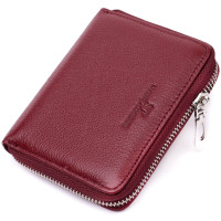 Практичний гаманець для жінок із натуральної шкіри ST Leather 186522 Бордовий