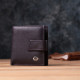 Компактний жіночий гаманець із натуральної шкіри ST Leather 22855 Коричневий