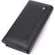 Женский вертикальный кошелек из натуральной кожи ST Leather 23084 Черный