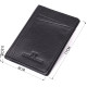Чоловічий гаманець для карток із натуральної шкіри ST Leather 23091 Чорний