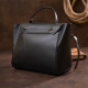 Сумка с клапаном из кожзаменителя Vintage sale_14949 Черная