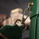 Компактная вечерняя сумка для женщин с переплетами из натуральной кожи Vintage 186282 Зеленая