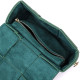 Компактная вечерняя сумка для женщин с переплетами из натуральной кожи Vintage 186282 Зеленая