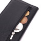 Вместительный вертикальный женский кошелек на магнитах из натуральной кожи ST Leather 186612 Черный