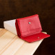 Яскравий компактний жіночий гаманець ST Leather 182363 Червоний
