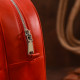 Винтажный компактный женский рюкзак Shvigel 184503 Красный