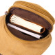 Надежная сумка для мужчин через плечо с уплотненной спинкой Vintagе 186163 Песочный