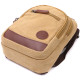 Надежная сумка для мужчин через плечо с уплотненной спинкой Vintagе 186163 Песочный